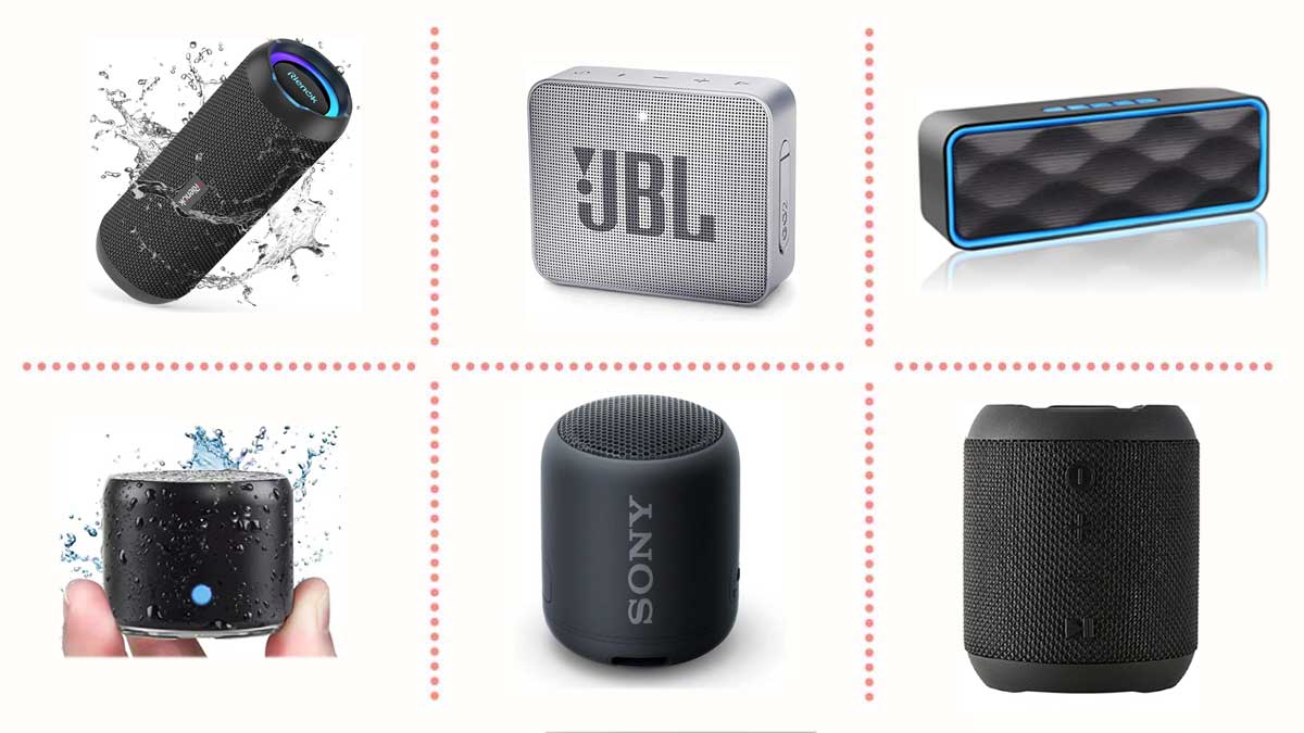 Elari NanoBeat - Mini Altavoz Bluetooth Potente Inalámbrico, con Micrófono,  Carcasa Metálica Robusta, Luz LED, 5 Horas de Reproducción, Se Pueden Unir