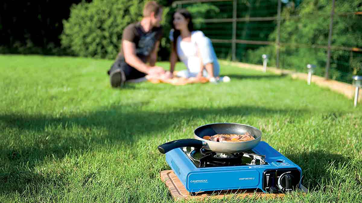 Campingaz 206 S Estufa (hornillo de Gas Ligero de 1 Quemador para Camping o  Festival), Azul : : Deportes y aire libre