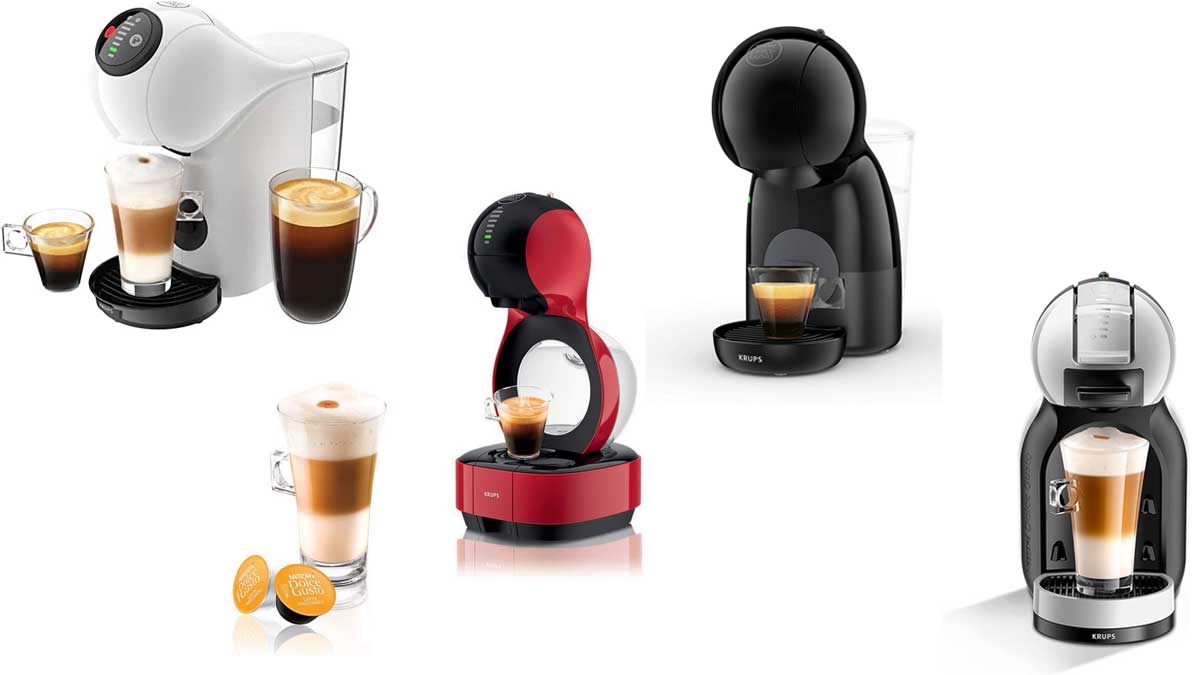 Cafetera Krups Mini Me KP1238, Dolce Gusto, Roja