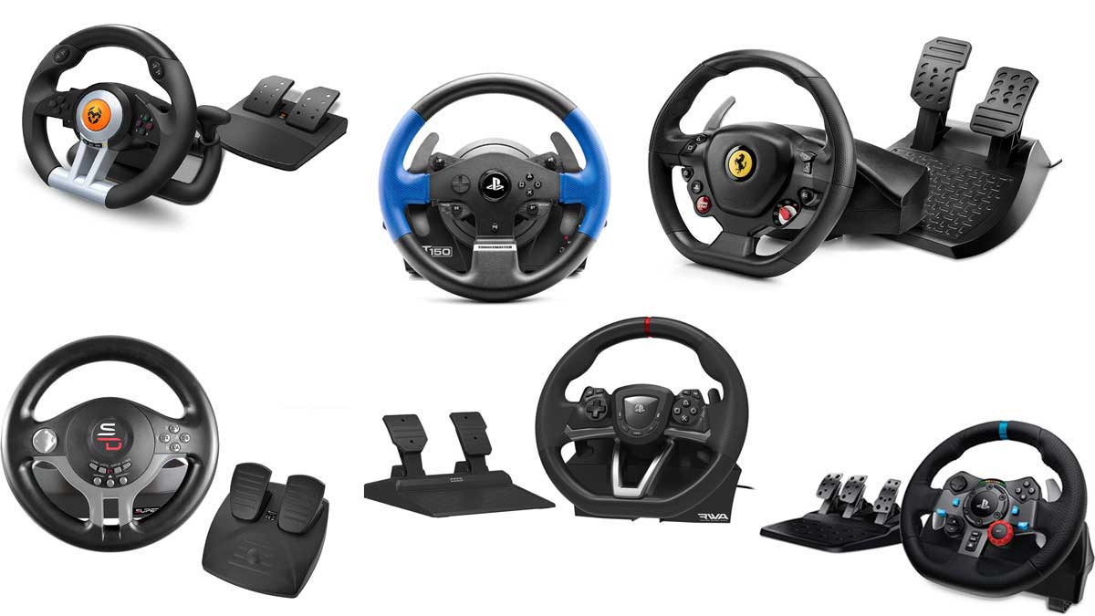 volante Thrustmaster T80 Ferrari 488 GTB Ed PS4 PS5 PC con pedales y levas