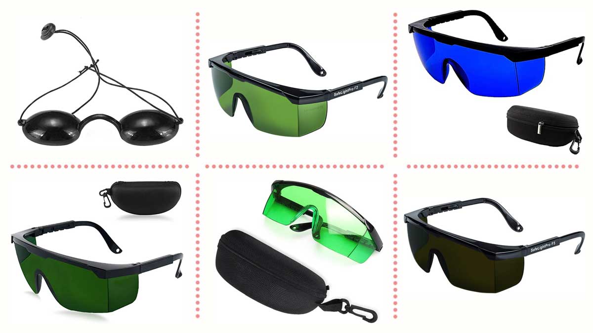 Gafas protectoras para el láser (2 unidades)