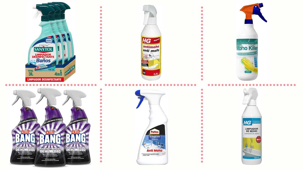 Productos para Limpiar el Moho, Interior y Exterior