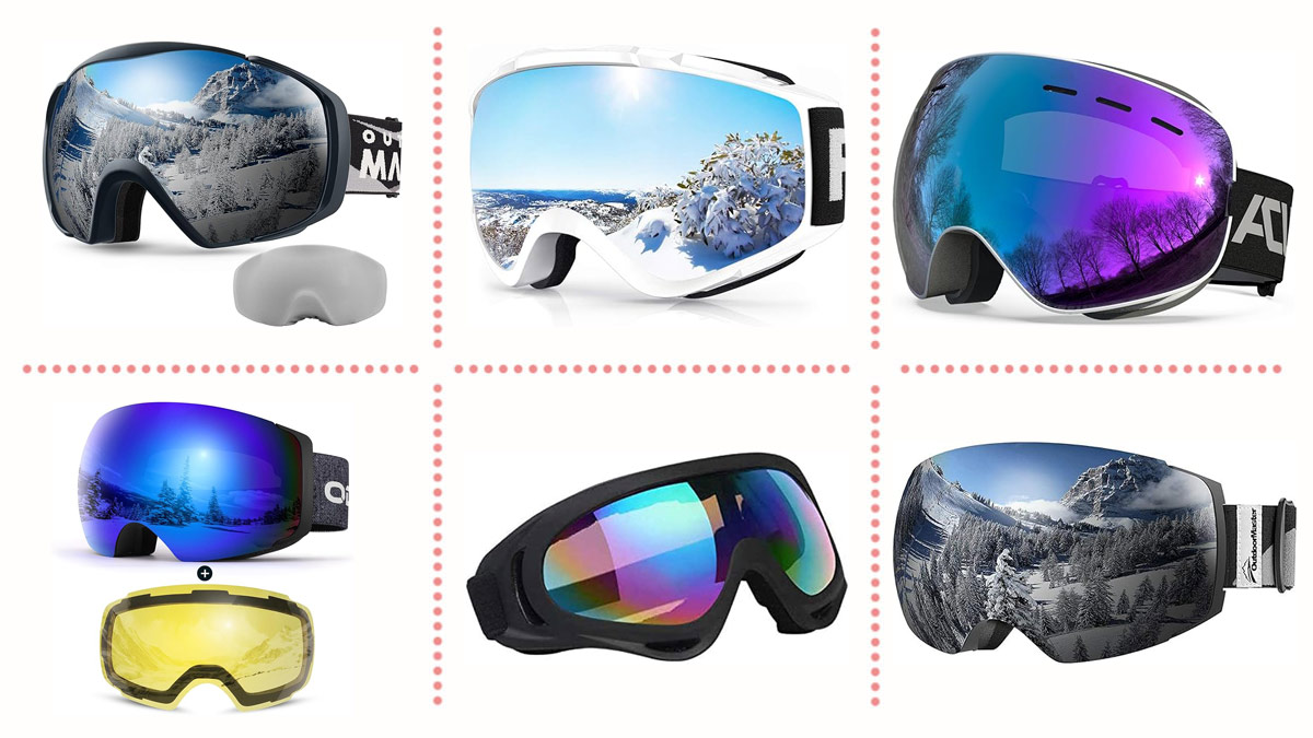 Gafas de sol de nieve al aire libre de invierno uv400 gafas de esquí  fotocromáticas gafas de máscara de hombre gafas de snowboard antivaho gafas  1lens