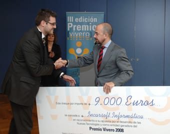 Una empresa de informática gana el Premio Vivero por un proyecto que permite la contabilización automática de las facturas