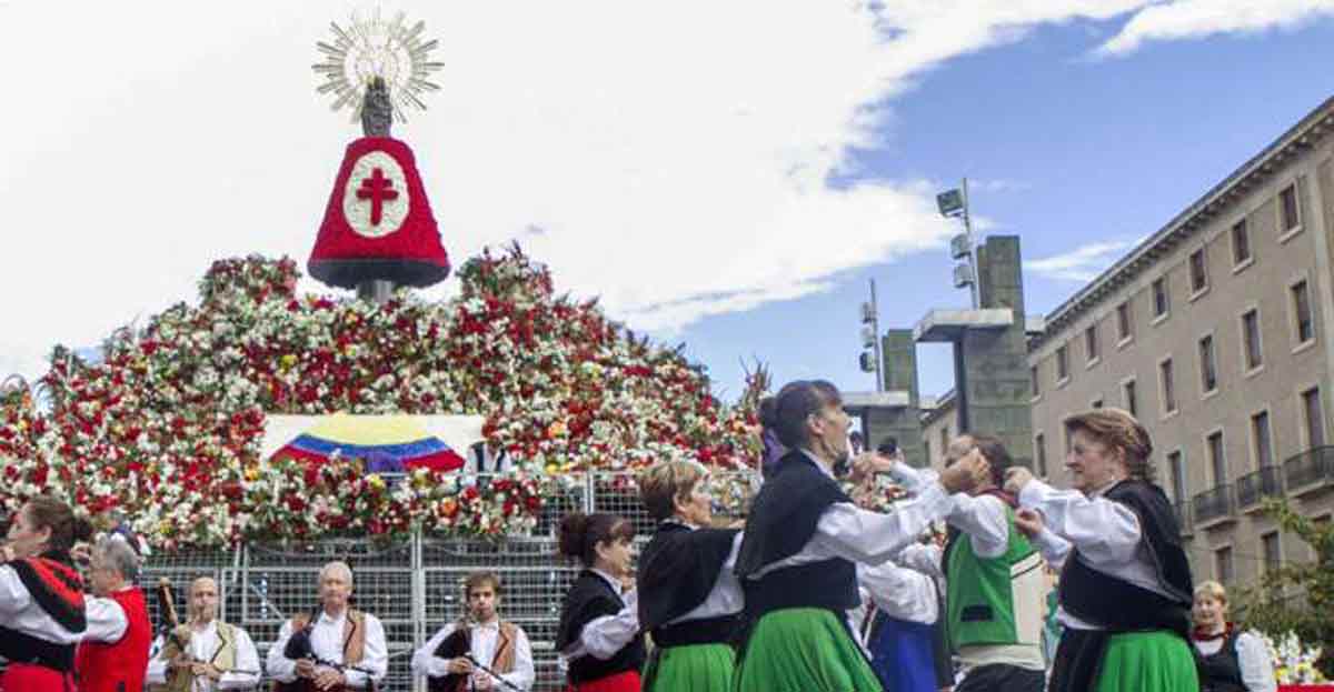 Más de 450 calles homenajean la Virgen del Pilar