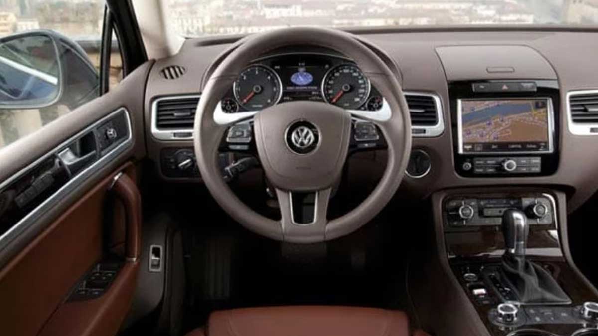 Interior del Touareg.