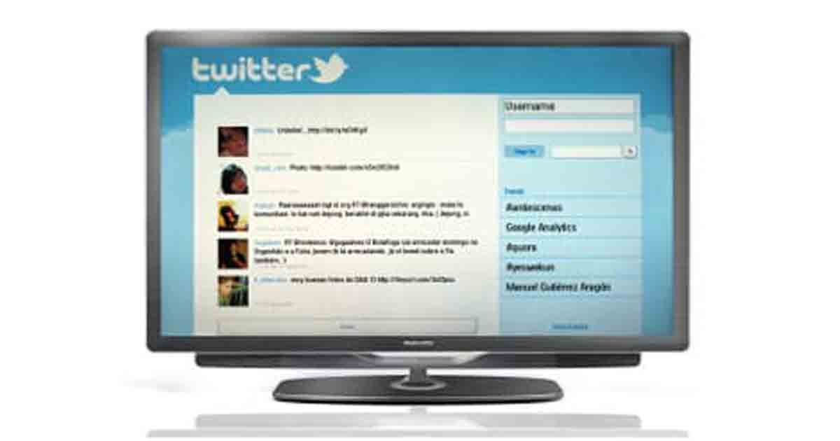 Philips pone a sus televisores Twitter