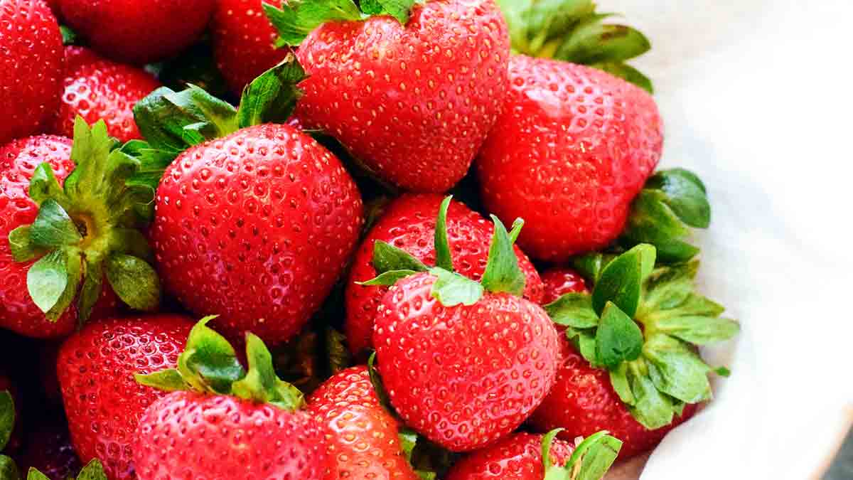 Las fresas protegen de los rayos UVA