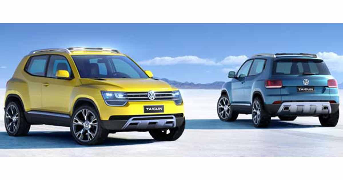 Taigun, no Tiguan, es el nuevo prototipo de Volkswagen para su próximo SUV compacto