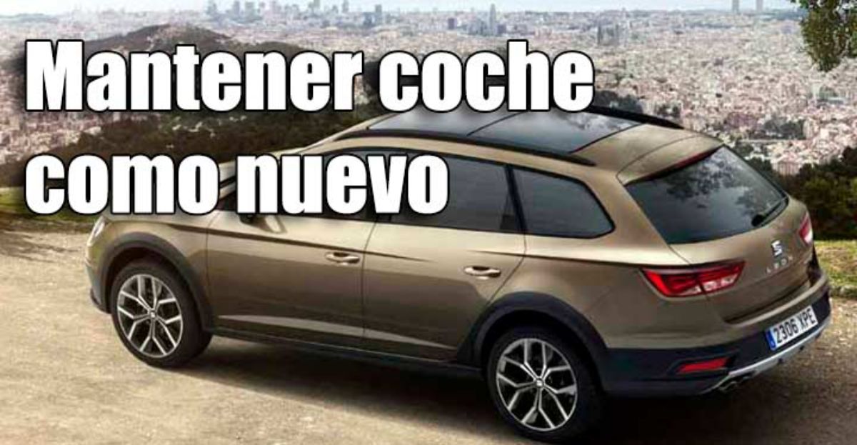 Cómo mantener el coche como nuevo con estos 4 trucos