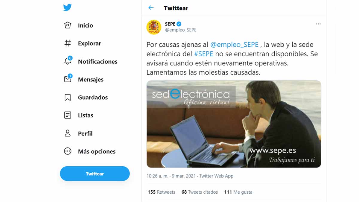 710 oficinas del SEPE cerradas por un ataque informático