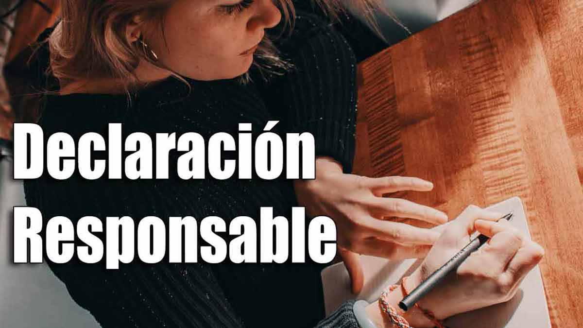 Cómo Hacer Una Declaración Responsable 6314