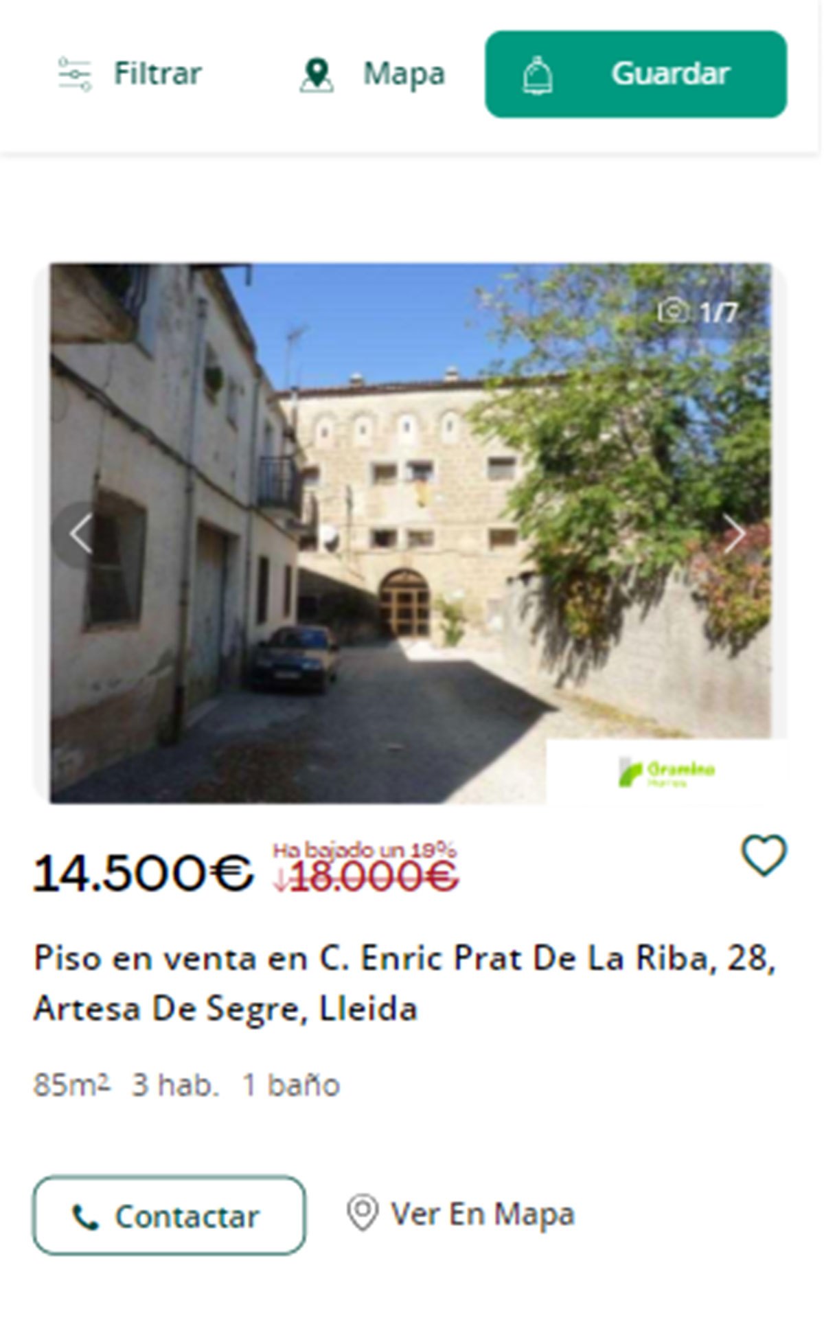 Piso en Lleida por 14.500 euros