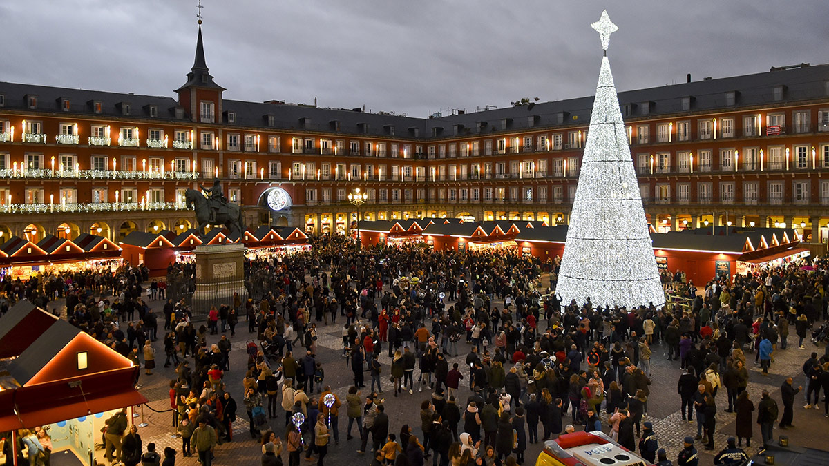 Mercado de Navidad de la Plaza Mayor de Madrid