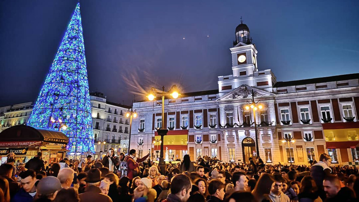 Campanadas en la Puerta del Sol