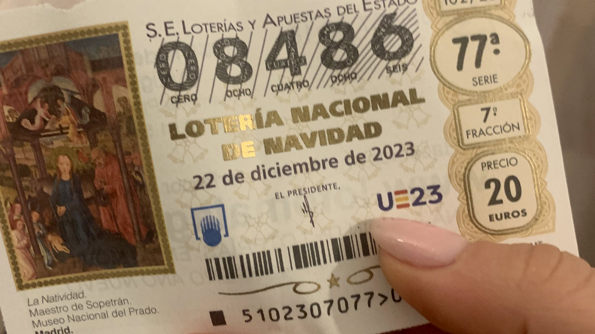 Décimo de Lotería de Navidad