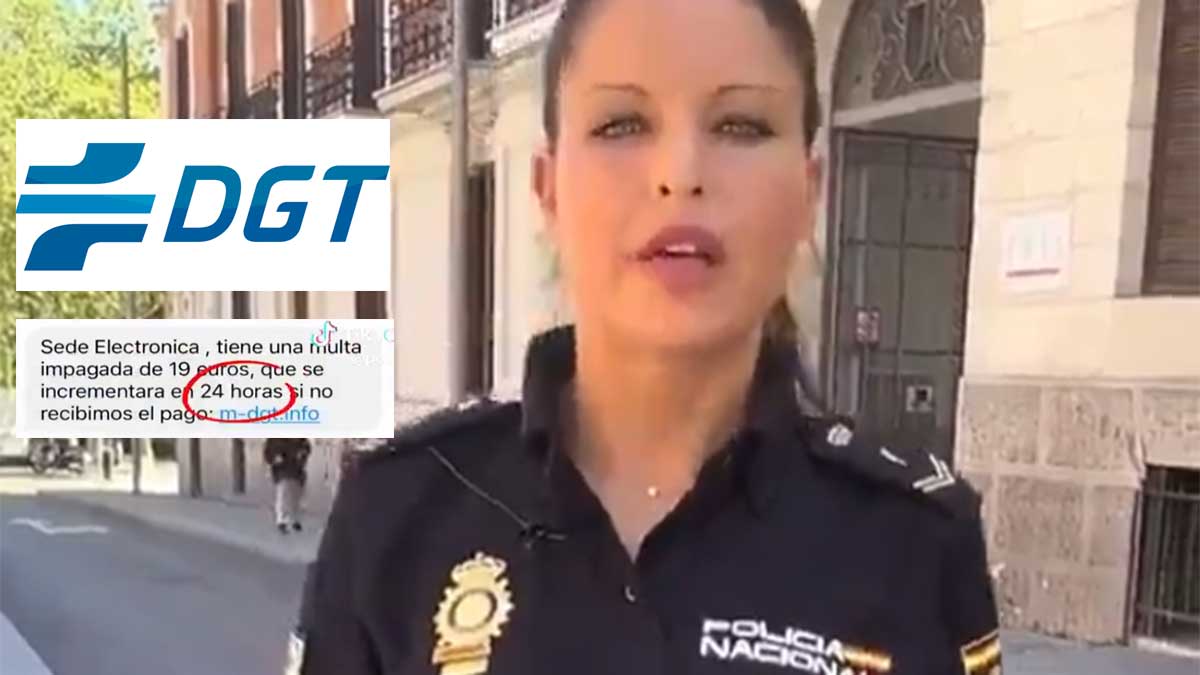 Aviso Policía estafa de la DGT por SMS