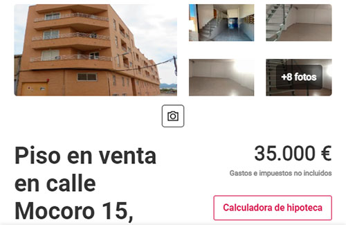 Piso en Castellón por 35.000 euros