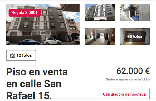 Piso en Castellón por 62.000 euros