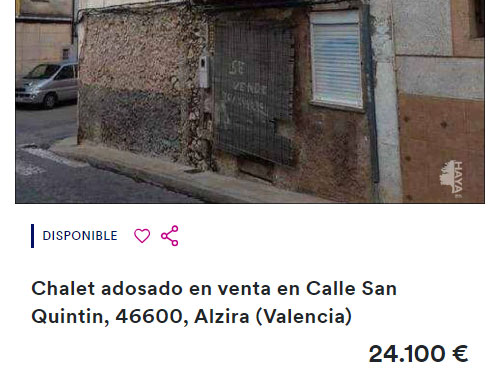 Piso en Valencia por 24.100 euros