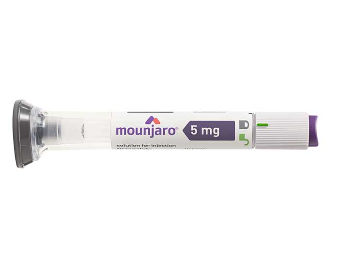 Mounjaro medicamento de 5 mg.