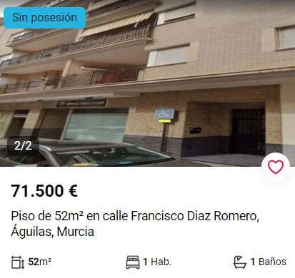 Piso en Águilas.