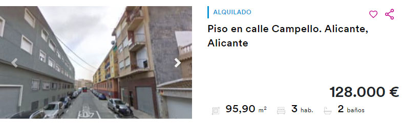 Piso en Alicante centro.