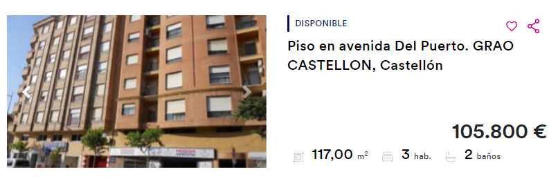 Piso Grao de Castellón.