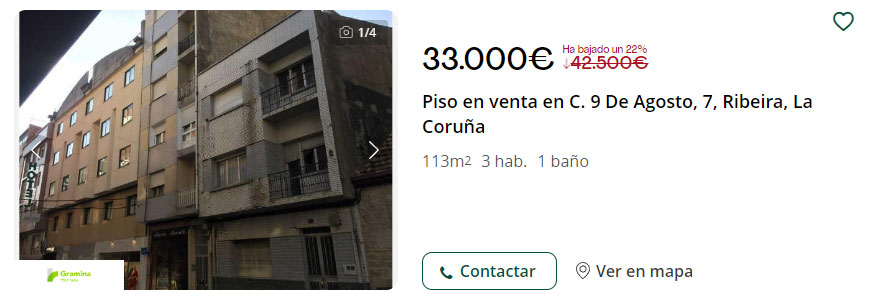 Piso en Ribeira.