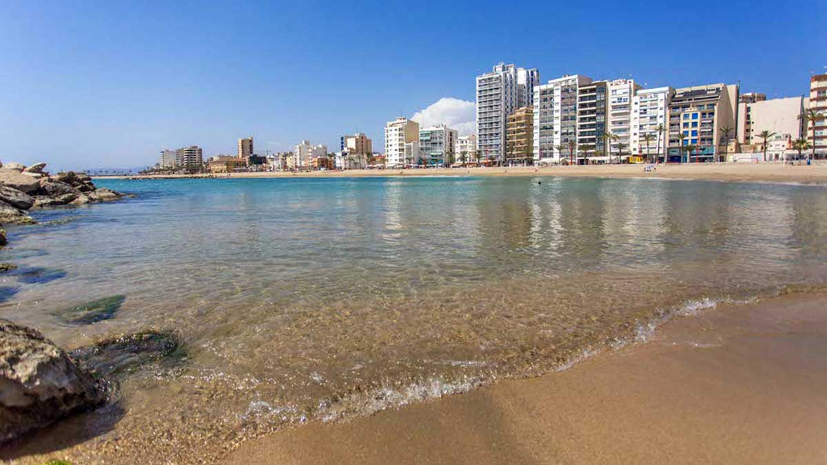 Playa de Vinaroz, en Castellón.