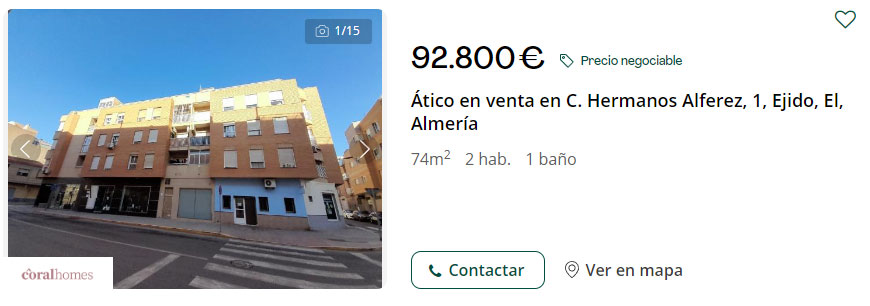 Ático en El Ejido, Almería.