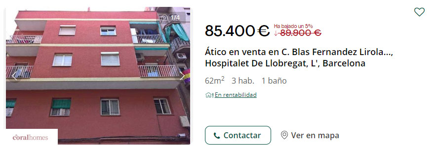 Ático en L'Hospitalet de Llobregat