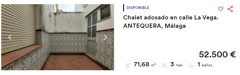 Chalet Antequera.