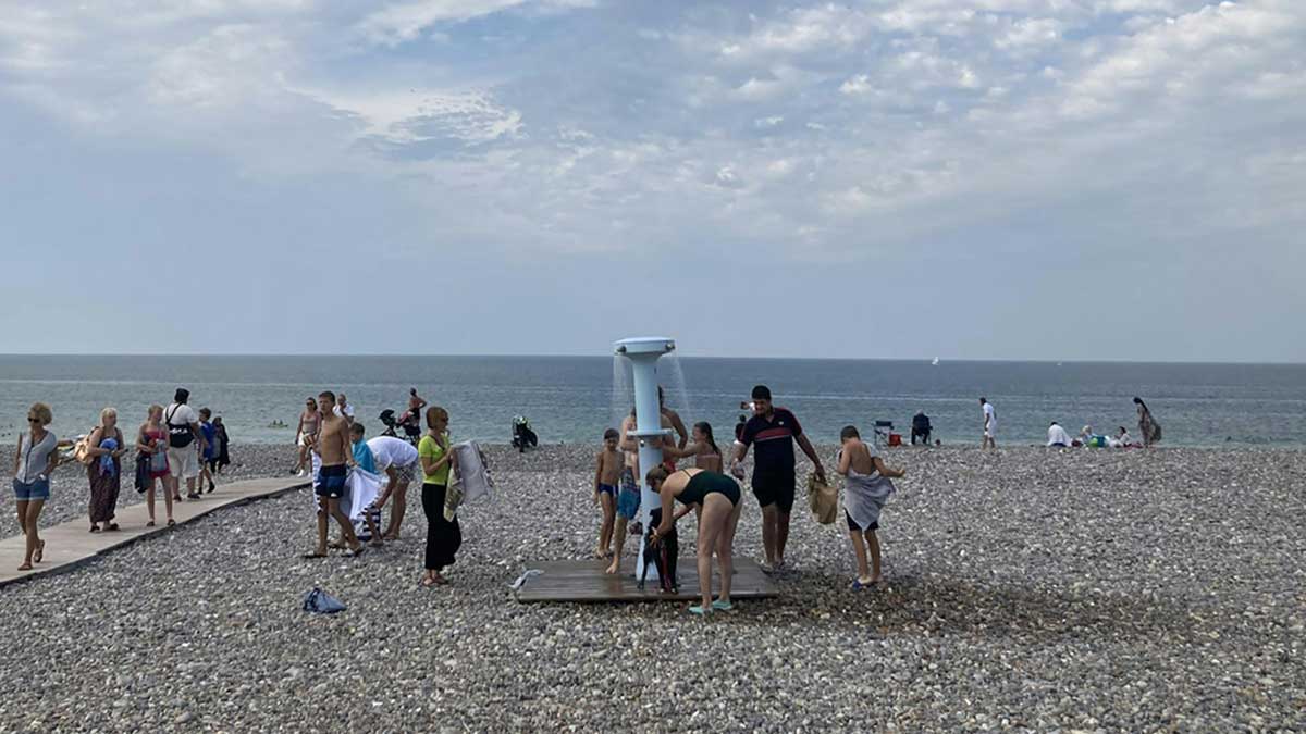 Todas las playas con duchas en la Comunidad Valenciana.