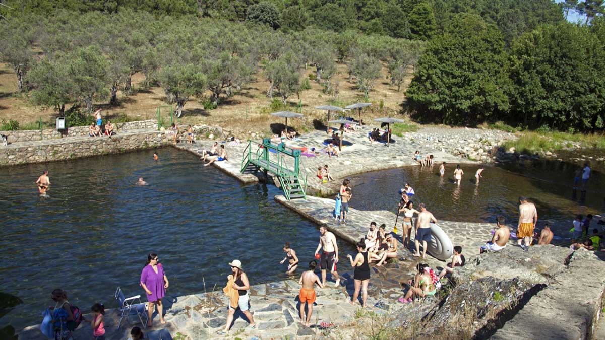 Piscina natural de Jevero, en Acebo.