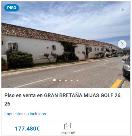 Piso en Mijas Golf.