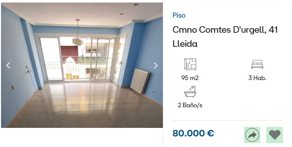 Piso en Lleida.