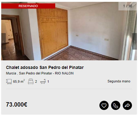 Piso de Solvia en San Pedro del Pinatar.