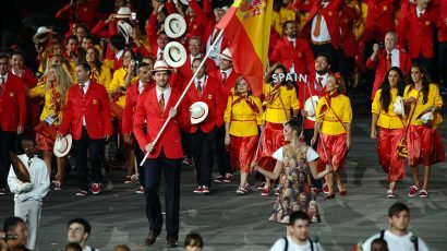 Desfile de España Juegos Olímpicos apertura.