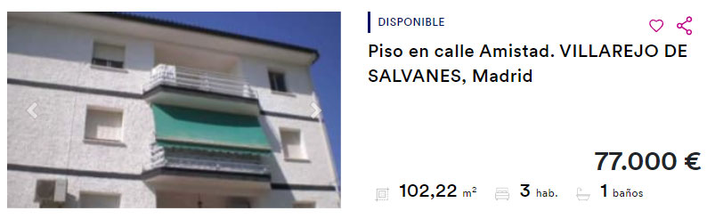 Piso en Villarejo de Salvanés