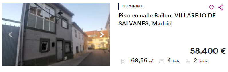 Piso en Villarejo de Salvanés.