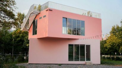 Casa prefabricada sobre un terreno edificable.