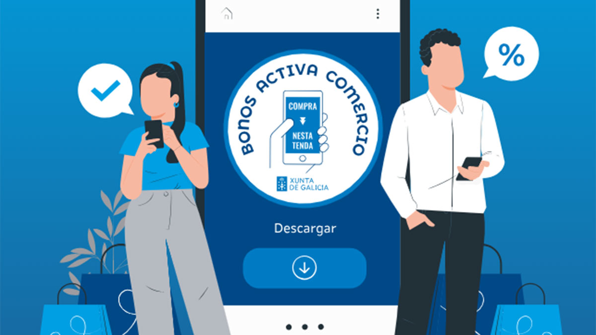 Descargar Bono Activa Comercio de la Xunta de Galicia.