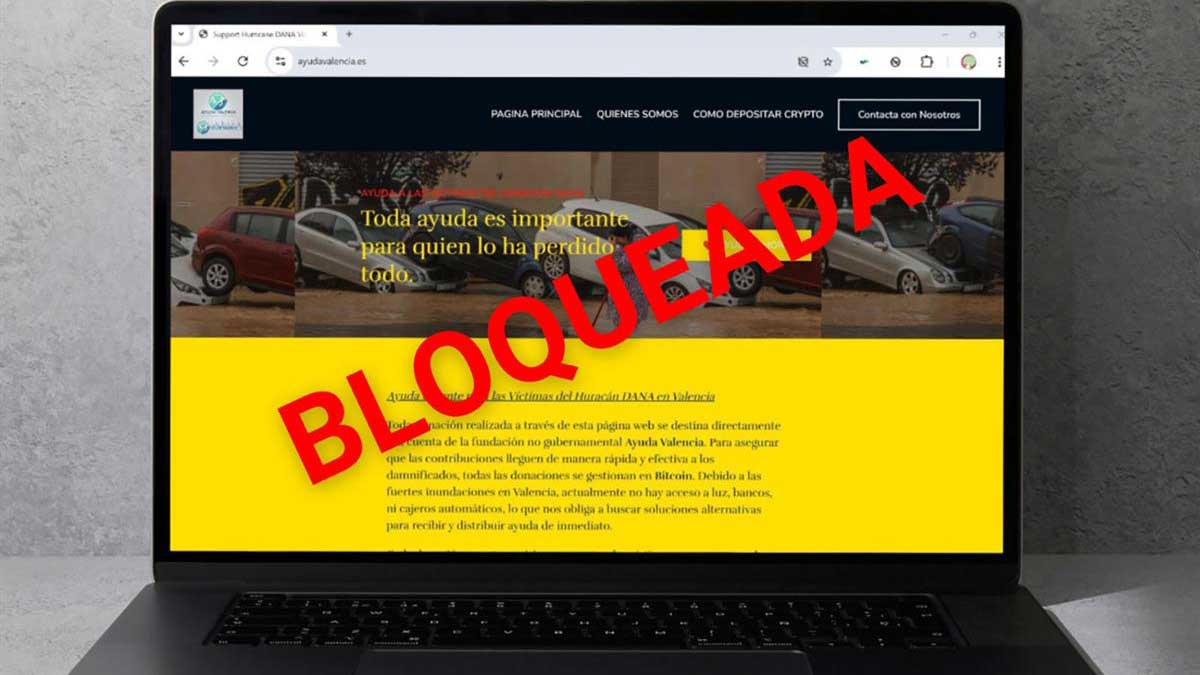 El Gobierno alerta sobre las webs fraudulentas para ayudar a Valencia tras la DANA.