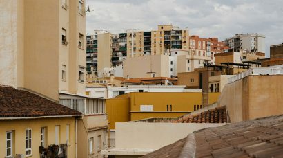 Bloques de pisos en España.