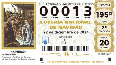 Por qué el 13 es uno de los números más buscados en la Lotería de Navidad.