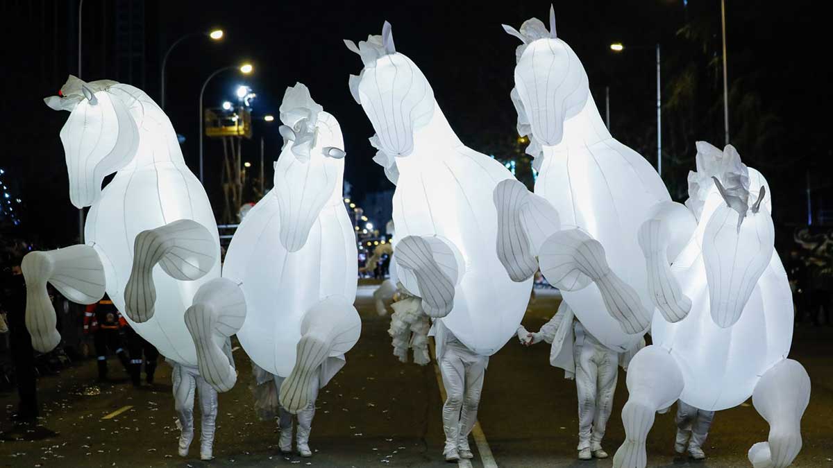 Desfile cabalgata de Reyes Madrid.