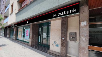 Sucursal de la entidad bancaria Kutxabank.